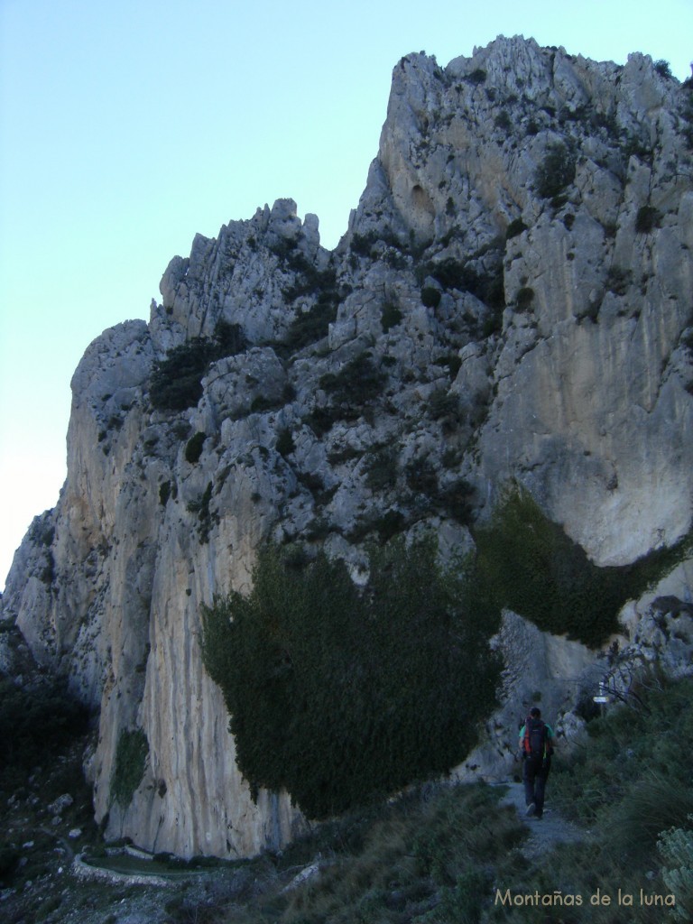 Llegando a la Font de La Solsida