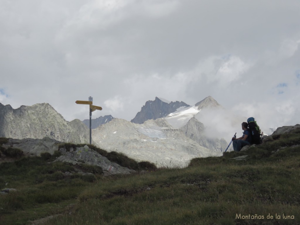 Luis en el collado y mirador de Tälligrat