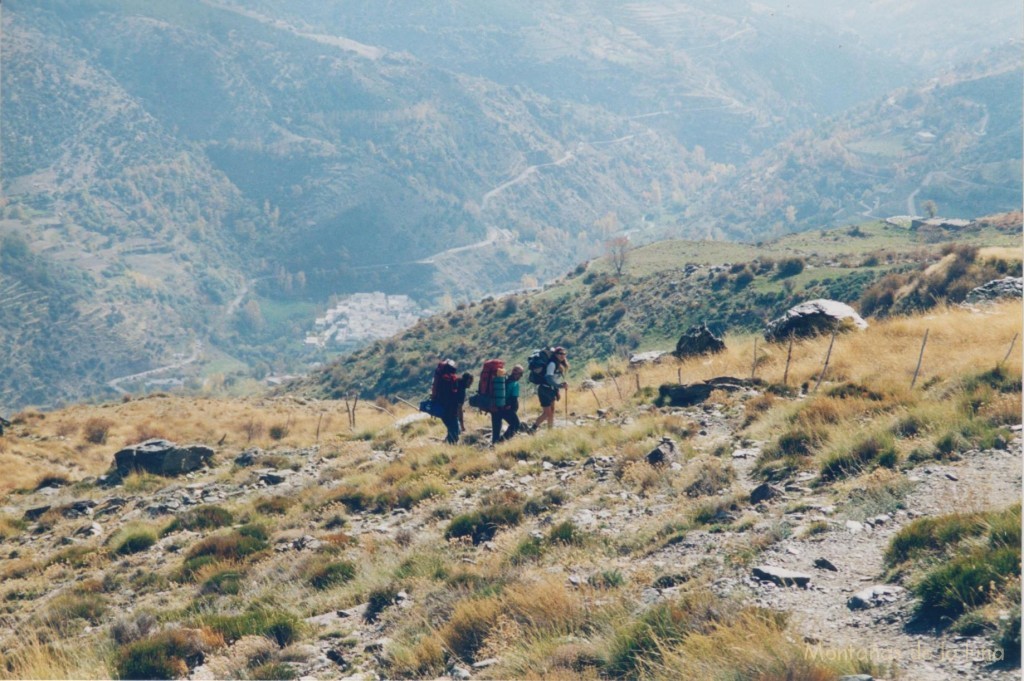 En el fondo del valle queda Trevélez